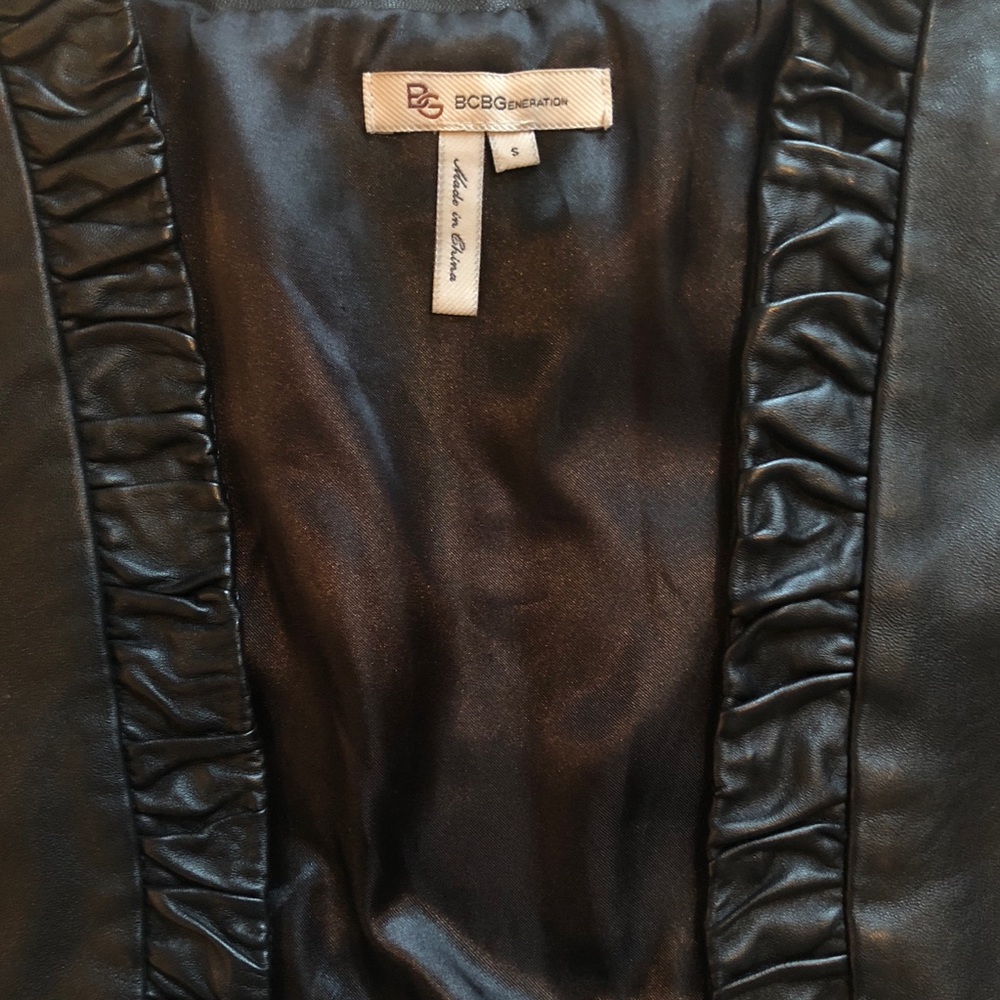 Bcbgeneration Cropped Leather Jacket - image 8